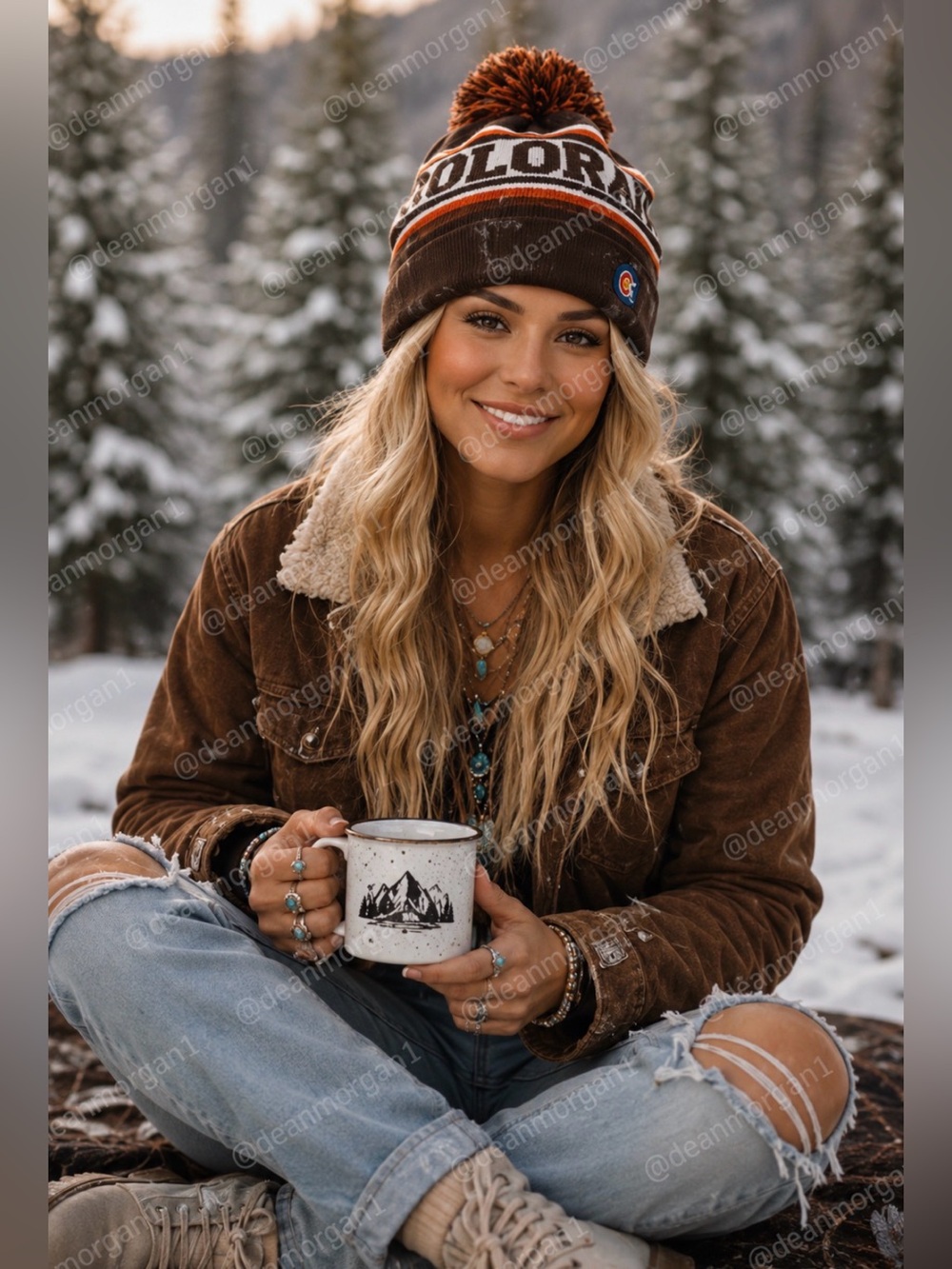 YoColorado Pom beanie NWT